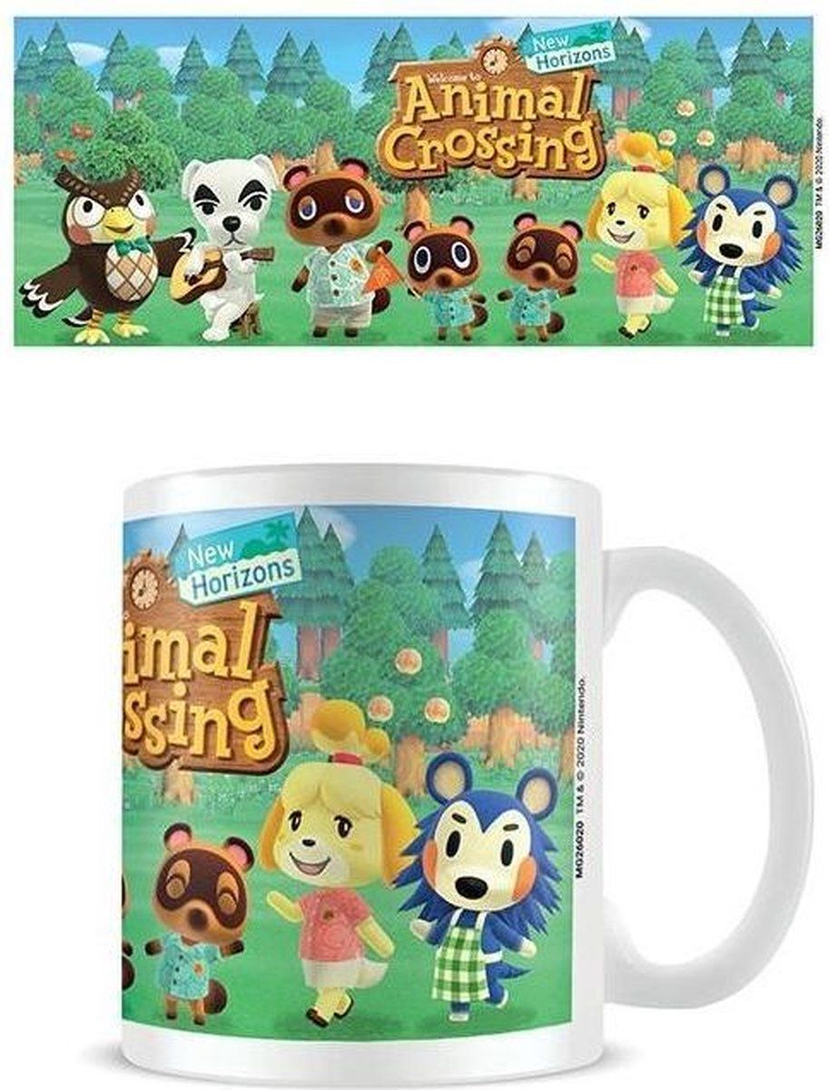 Nintendo Animal Crossing Lineup Mok - Wit - Aardewerk