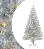vidaXL Kerstboom Zilver 150 cm PET