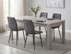 Elina Table de salle à manger 190 cm Chêne gris