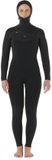 Rip Curl 2025 Dames Dawn Patrol 6/4mm Neopreen Wetsuit Met Capuchon Borst Ritssluiting Multicolor Maat 10