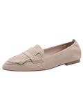 Tamaris Dames Instappers 1-24238-46 200 Beige Leer Maat 37 EU