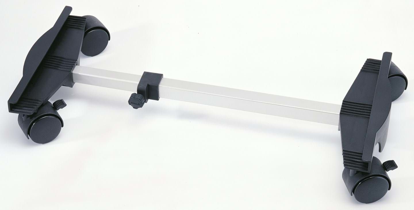 Qlima Chariot - Black/Silver - Liquid Fuel Heater Compatible