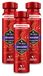 Old Spice 3 x Déospray Rockstar 150 ml - Pack avantage