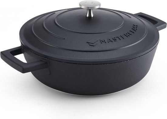 MasterClass Braadpan - 24 cm - 2.5L - Zwart