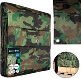 KOTARBAU® Afdekzeil - Polyethyleen - 10 x 12 m - Camouflage - 90 g/m² - Waterdicht