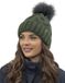 Vivisence Muts met pompon - One size - Groen
