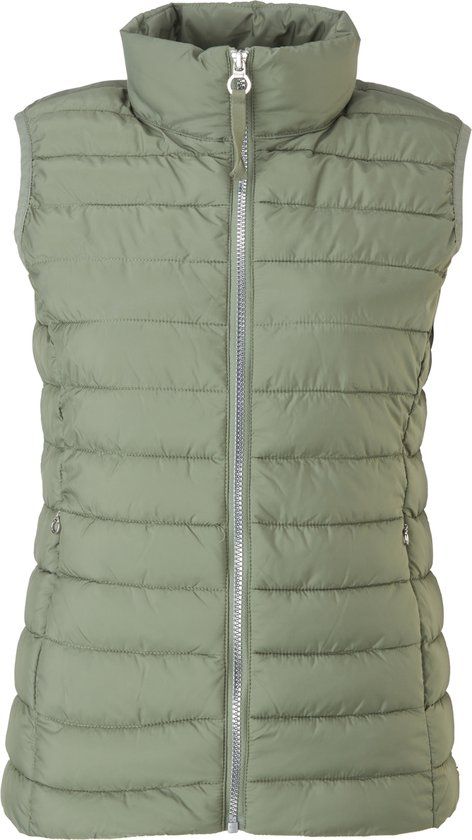 s.Oliver Dames Bodywarmer - KHAKIGROEN - Maat 3XL (46)