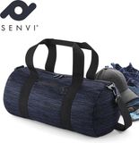 Senvi Fashion Reistas-Weekendtas Kleur Blauw-Zwart