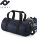 Senvi Fashion Reistas-Weekendtas Kleur Blauw-Zwart