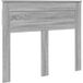 Tête de lit gris Sonoma 135 cm bois d'ingénierie