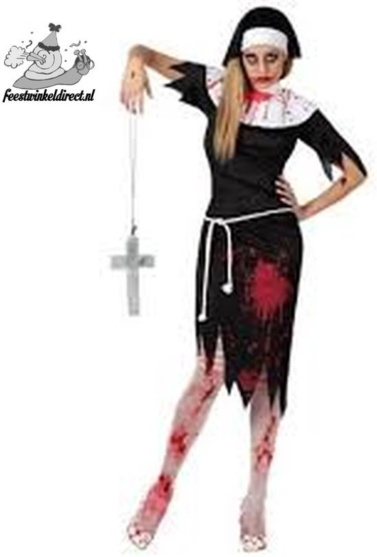 Vegaoo Gelovige zombie kostuum voor dames Halloween artikel - Verkleedkleding - Large