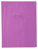 Calligraphe 72416C Schriftomslag met Diamantkorrel structuur Paars - 24x32 cm - 18/100ste met Etikethouder - PVC Opaak