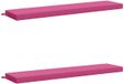 vidaXL - Coussin de banc - SOEST - 2 pièces - 100% Polyester - Rose - 200 x 40 x 8 cm