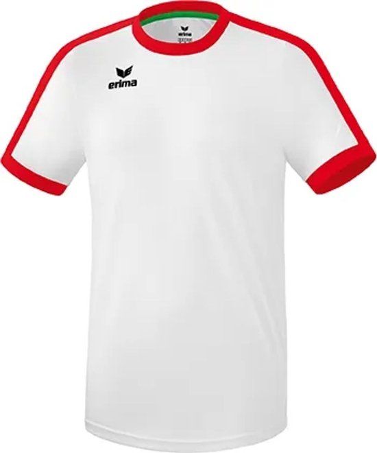 Erima Retro Star Shirt Kinderen Wit-Rood Maat 128