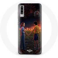 Maniacase Hoesje voor Samsung Galaxy A50 Stranger Things Poster