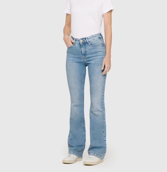 MAC DREAM BOOT Trousers Ladies 4 W44 X L32 Cotton Blend Flared Jeans