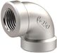Solidchoice Stratify Commerce Winkelstuk 90° binnen/binnen, Rp 1, roestvrij staal
