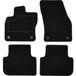 MAMMOOTH A041 VW372 PRM 01 Jeu de tapis Textile, avant et arrière, noir
