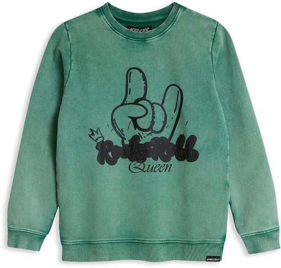 4PRESIDENT Sweater meisjes - Green - Maat 116