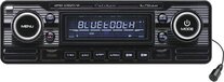 Caliber RMD120BT - Autoradio - 1 DIN - Bluetooth - USB - SD - AUX - FM - Retro Oldtimer Look - Zwart