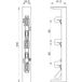 Siemens 8US1216-0AS00 entretoise pour câbles