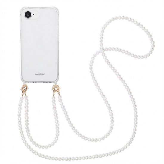 imoshion Backcover met Telefoonkoorden voor de Apple iPhone 17e / 16e - Parels
