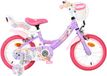Volare Unicorn Kinderfiets - Meisjes - 14 inch - Paars - Twee Handremmen