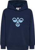 hummel hmlJR REG TUKAS HOODIE Kinderen Unisex Katoen DRESS BLUES/FLINT STONE 104