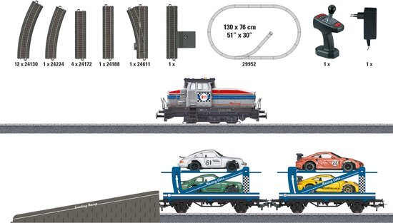 Märklin Marklin Autotransport Start Up 130 X 76 Cm 1:87 H0 27-delig