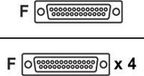 Cisco High-Density Synchronous/Asynchronous Cable 4-port EIA-232 DCE 3m netwerkkabel