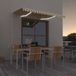 Maison Exclusive - Pare-soleil électrique avec éclairage LED et capteur, 3 x 2,5 mètre