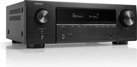 Denon AVR-X1800H AV Receiver met 7.2 kanalen, HEOS® Built-In, 3D-Audio Versterker, Bluetooth en WIFI ingebouwd en 8K HDMI-Aansluiting- Zwart