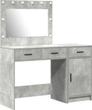vidaXL Kaptafel - 2 stuks - Grijs - 40 x 41 x 75 cm - Bewerkt hout