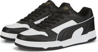 PUMA RBD Game Low Unisex Sneakers - Zwart/Wit/Goud