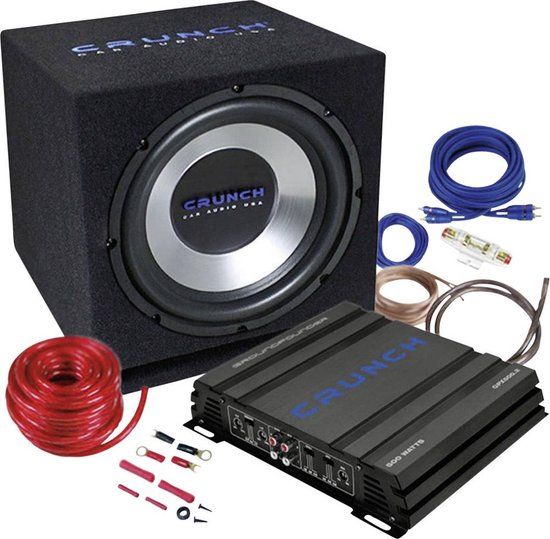 Crunch CBP500 Car-HiFi-set - 700 Watt - GroundPounder Bass Pakket