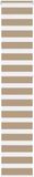 vidaXL Storend Zebra Gordijn 40x230 cm Polyester Zandbruin