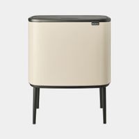 Brabantia Bo Touch Bin Prullenbak - 33 l - 3 vakken - Soft Beige