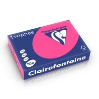Clairefontaine Gekleurd Papier Fluor Roze A4 80 Grams - 500 Vel