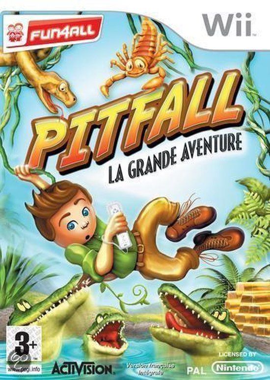 Logithéque Pitfall The Big Adventure Fr - Nintendo Wii