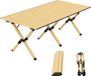 Outsunny Picknicktafel Aluminium 117L x 60B x 44H cm Eiken