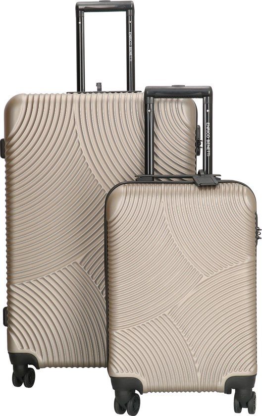Enrico Benetti Louisville kofferset tweedelig - 39040-02 - Champagne