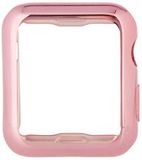 Siliconen Apple Siliconen beschermhoes 42 mm voor IWATCH Serie 4 Bumper touchscreen (roze)