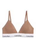 Calvin Klein Underwear Balconette bh Katoen/Modal Licht ondersteunend Zonder beugel Zonder padding Zonder sluiting Logo Patroon XL