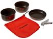 Set de casseroles - 1,75 l et 1,5 l - Poêle 20 cm - Revêtement antiadhésif - Avec sac