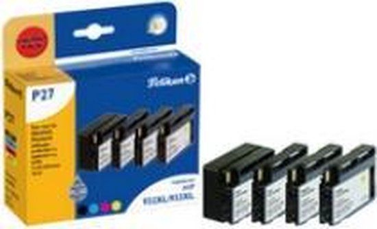 Pelikan P27 - Inktcartridge / Zwart / Cyaan / Magenta / Geel