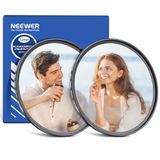 NEEWER 72 mm 1/4 & 1/8 zwarte diffusiecameralensfilter 2-pack set, zwart Pro Mist filmisch effectfilter meervoudig gecoat glazen opbergdoosje reinigingsdoek, voor dromerige mistige portretfotografie