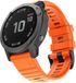 By Qubix Qubix - Siliconen bandje - Oranje - 26mm Quickfit - Geschikt voor Garmin Epix Pro Gen 2 (51mm) / Quatix 7X / 6X & Tactix 7 (pro)