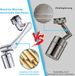 Merkloos waterbesparend opzetstuk voor kraan (roestvrij) kraan opzetstuk / kraan opzetstuk - faucet attachment - Crane extension