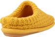 ANTONI PONS SA Tongs pour femme en tissu tressé ocre | DOMI-SR