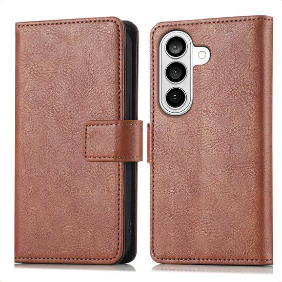 imoshion Hoesje - Geschikt voor Samsung Galaxy S26 - Luxe Bookcase - Bruin